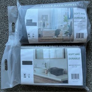 6 piece bath towel set brand new NWT